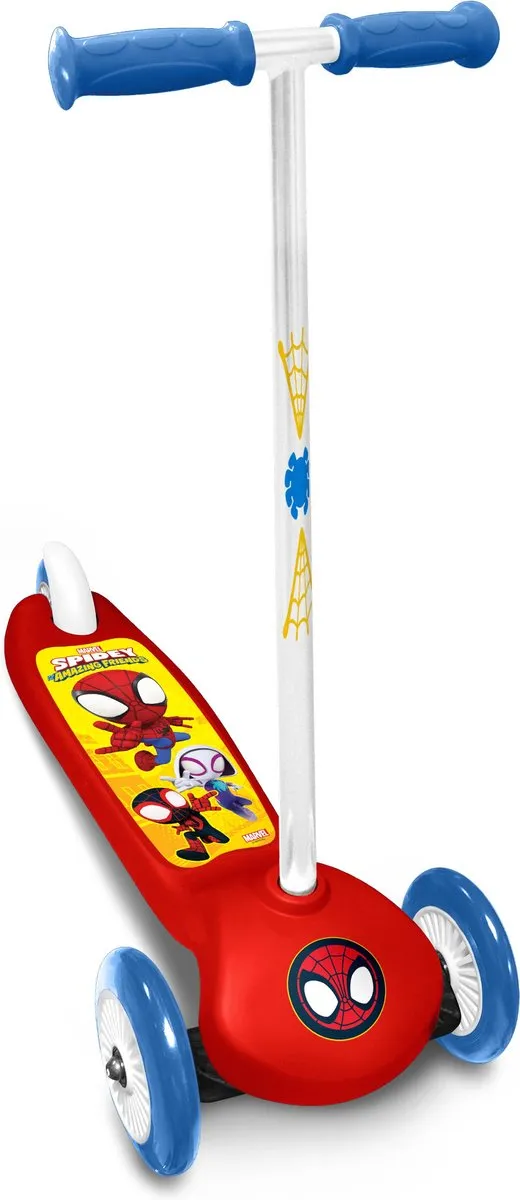 Marvel Spidey 3-Wiel Kinderstep Junior Rood/Blauw