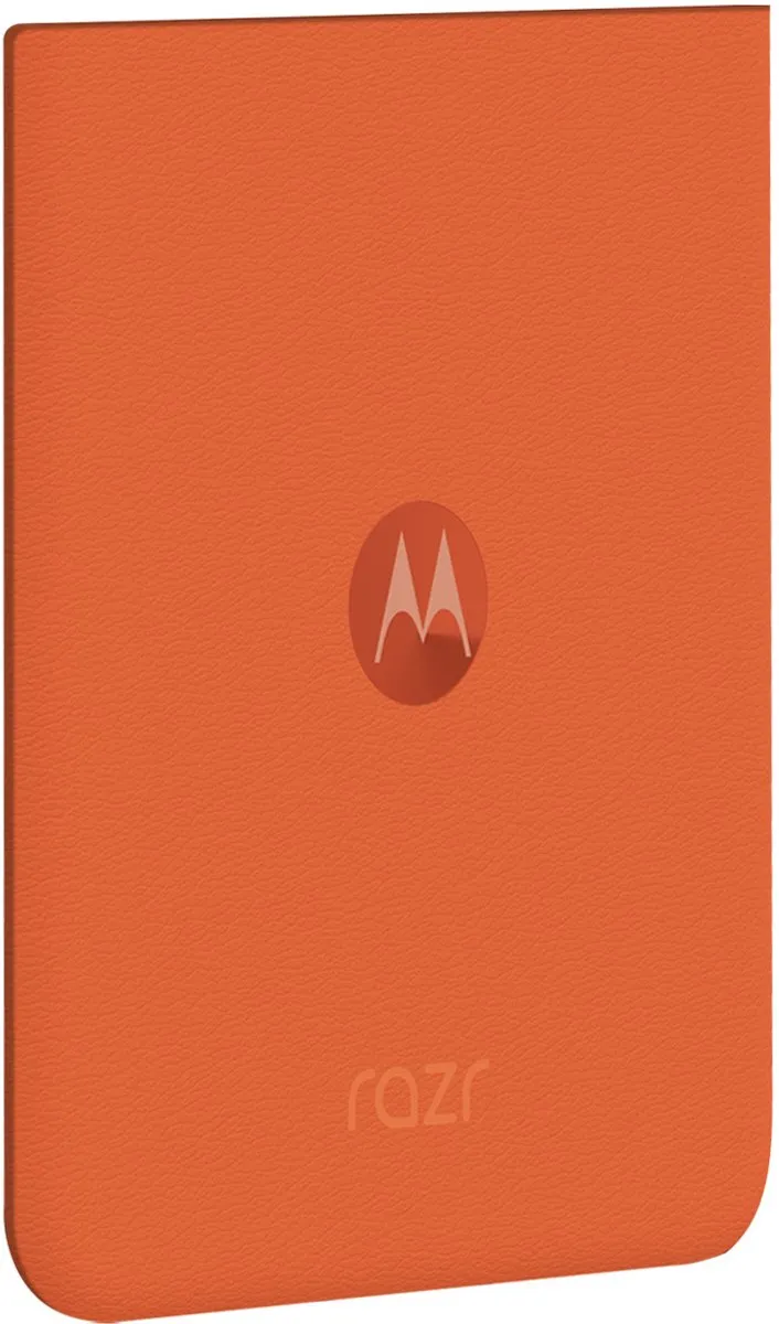 Motorola Razr 50 Batterijdeksel - Oranje