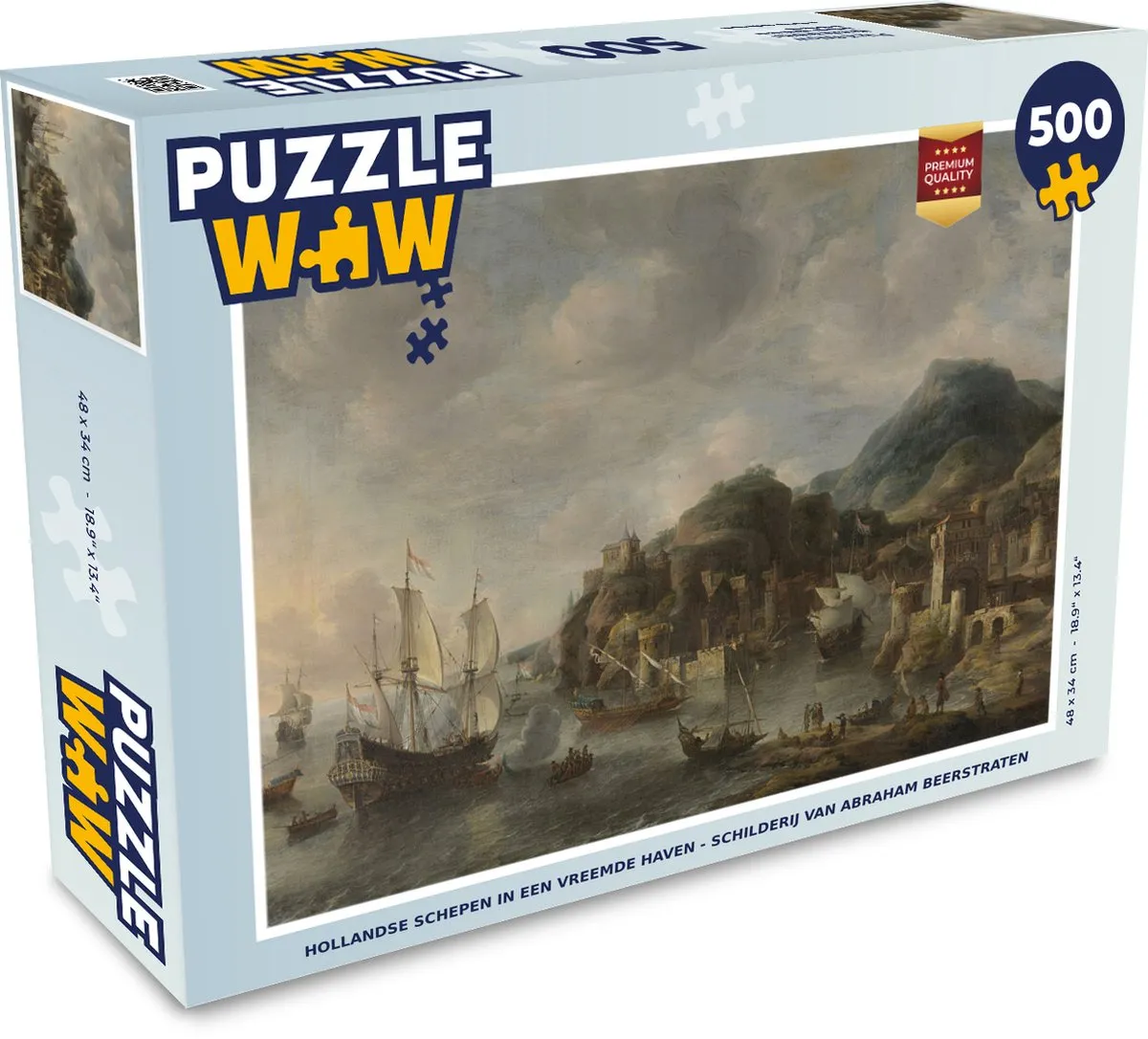 PuzzleWow Legpuzzel Hollandse Schepen 500 Stuks