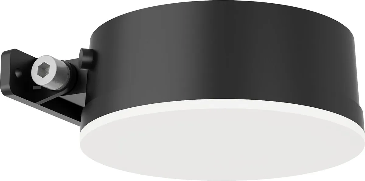 Philips Vynce Solar Wandlamp - 11.4cm - Warm wit 2700K - Zwart