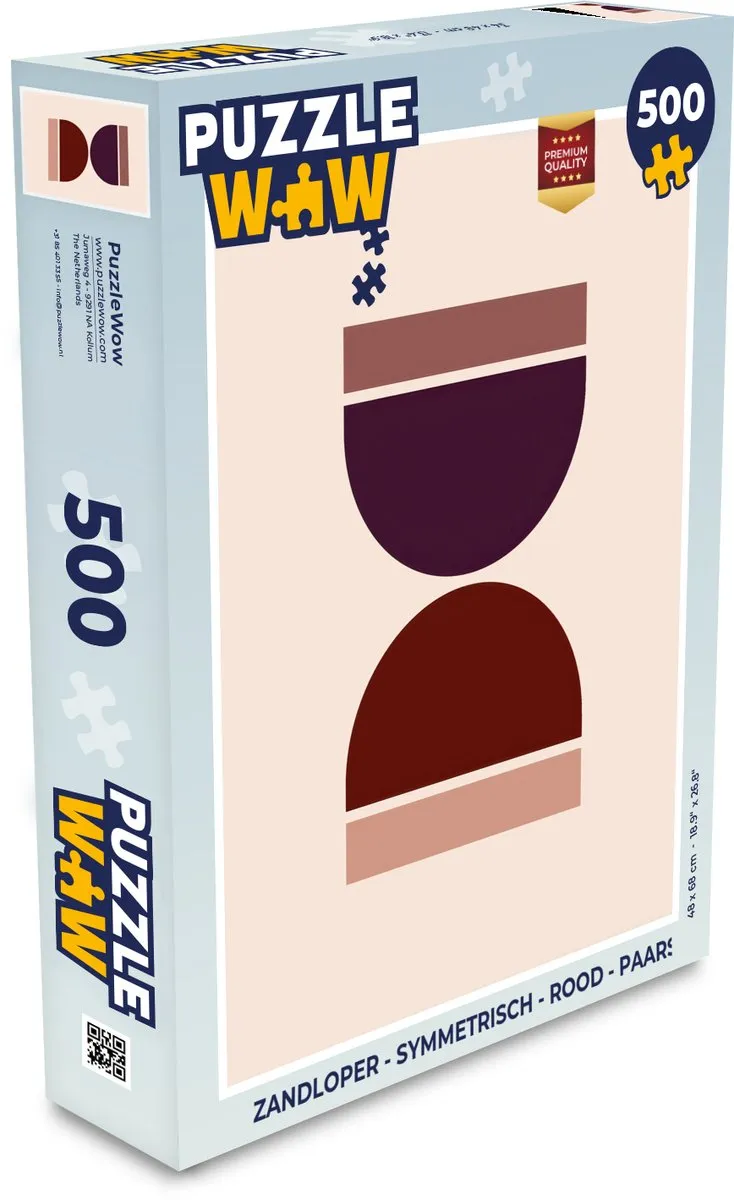 PuzzleWow Symmetrische Legpuzzel 500 Stuks
