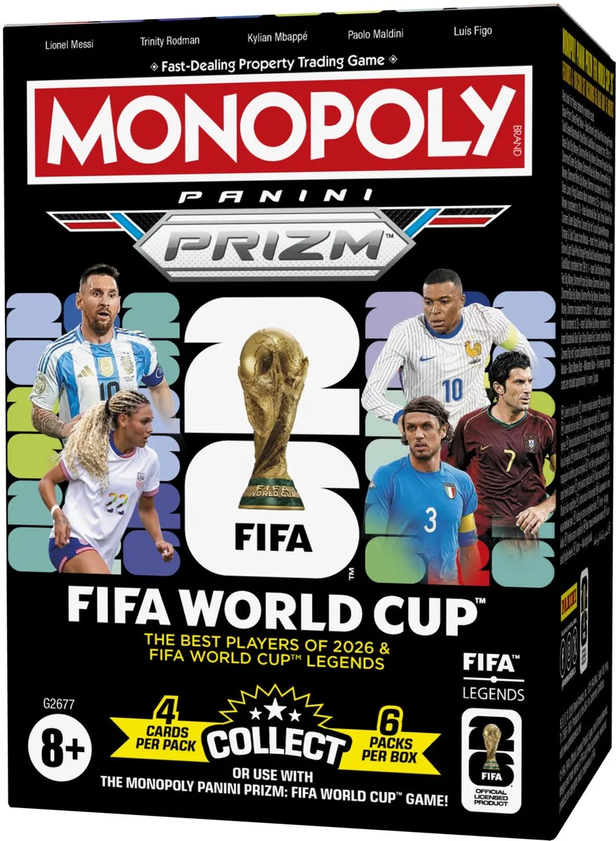 Monopoly Panini Prizm FIFA World Cup Boosterbox G2677