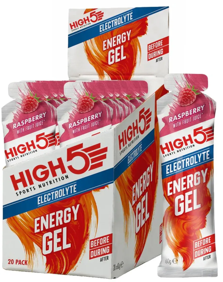 HIGH5 Energy Gel Electrolyte Framboos