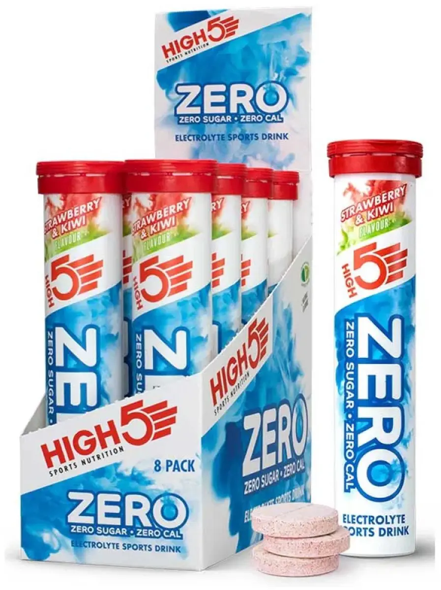 HIGH5 Zero Active Hydration Tabs Aardbei/Kiwi - afbeelding 3 van 3