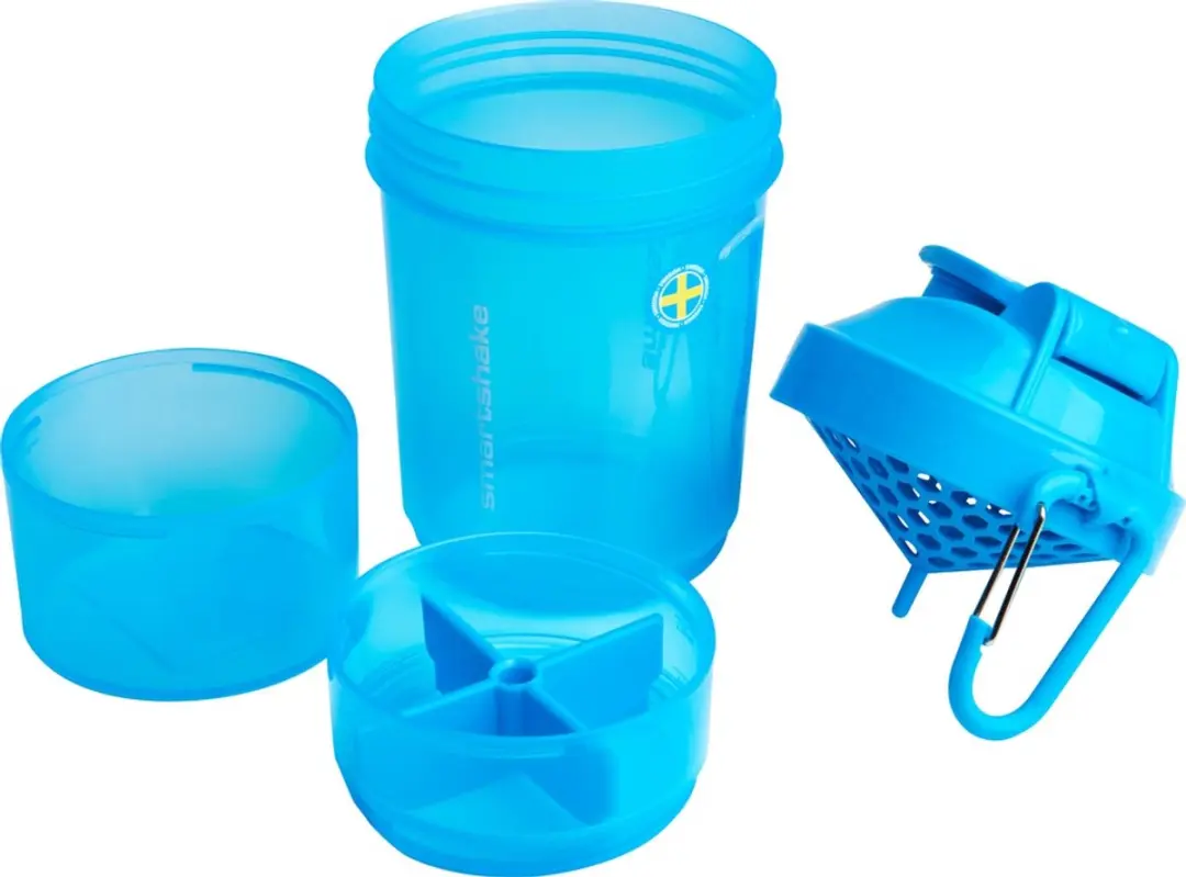SmartShake Original2GO 600ml - Neon Blue - afbeelding 2 van 3