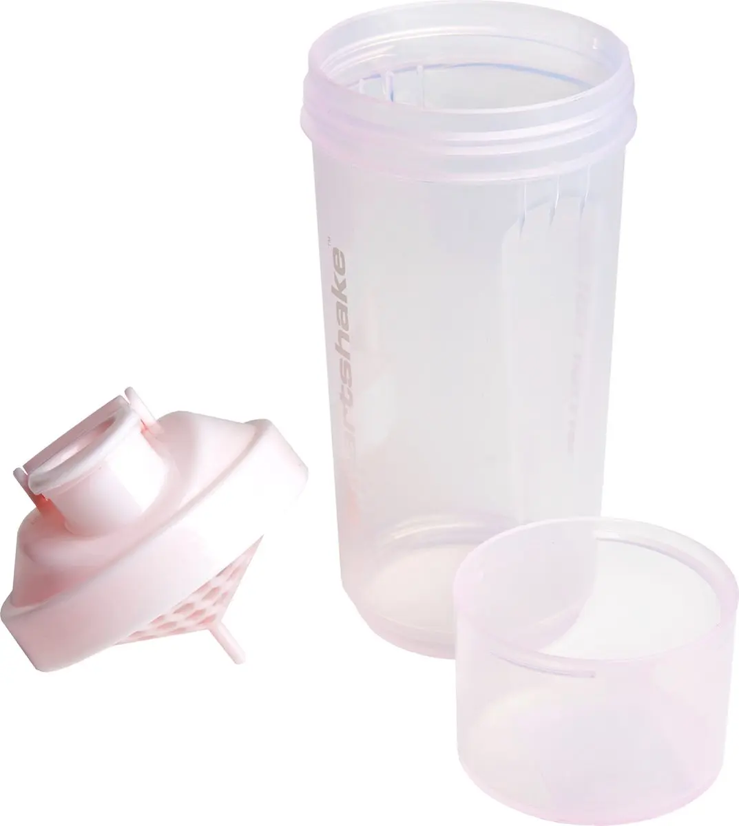 SmartShake Slim 500ml Shakebeker - Zacht Roze - afbeelding 2 van 5