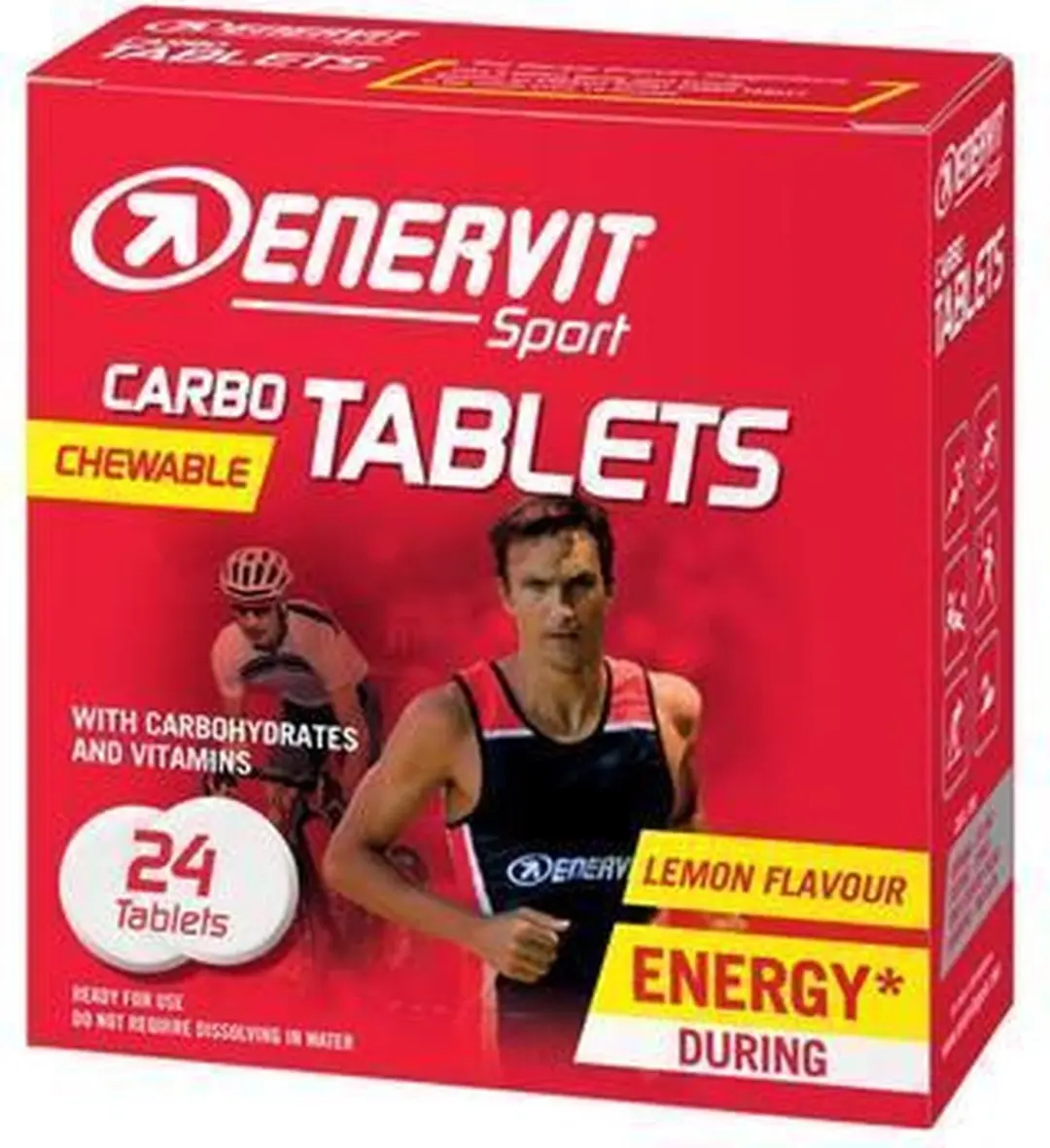 CHEW CARBO TABLETS LEMON 24 TABLETS X 4GR