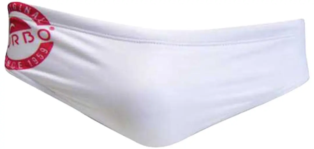 Turbo Original Zwemslip Wit 7-8 Years Jongen
