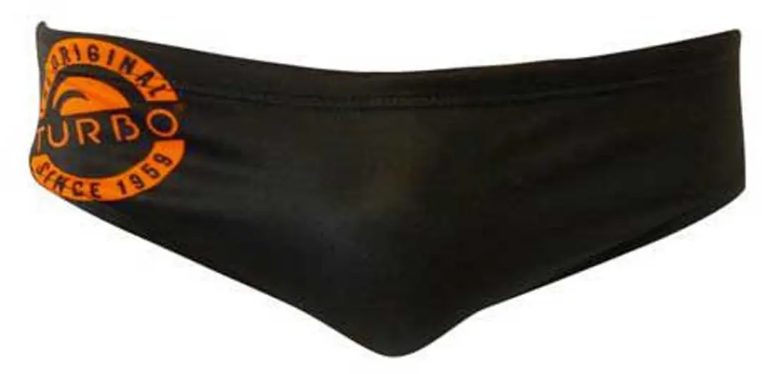 Turbo Original Zwemslip Zwart 11-12 Years Jongen
