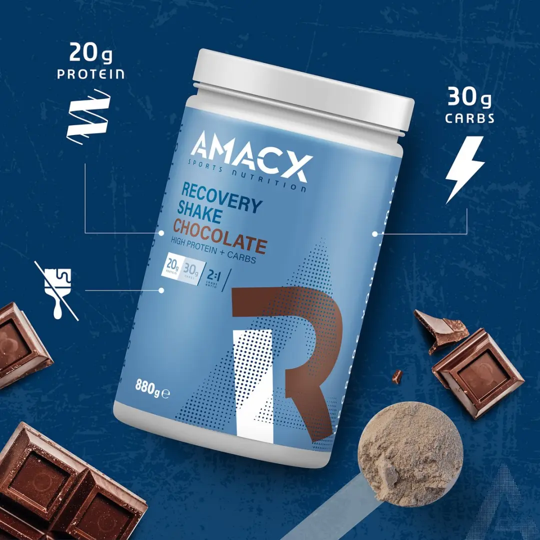 Amacx Recovery Shake Chocolade 880g - afbeelding 2 van 5