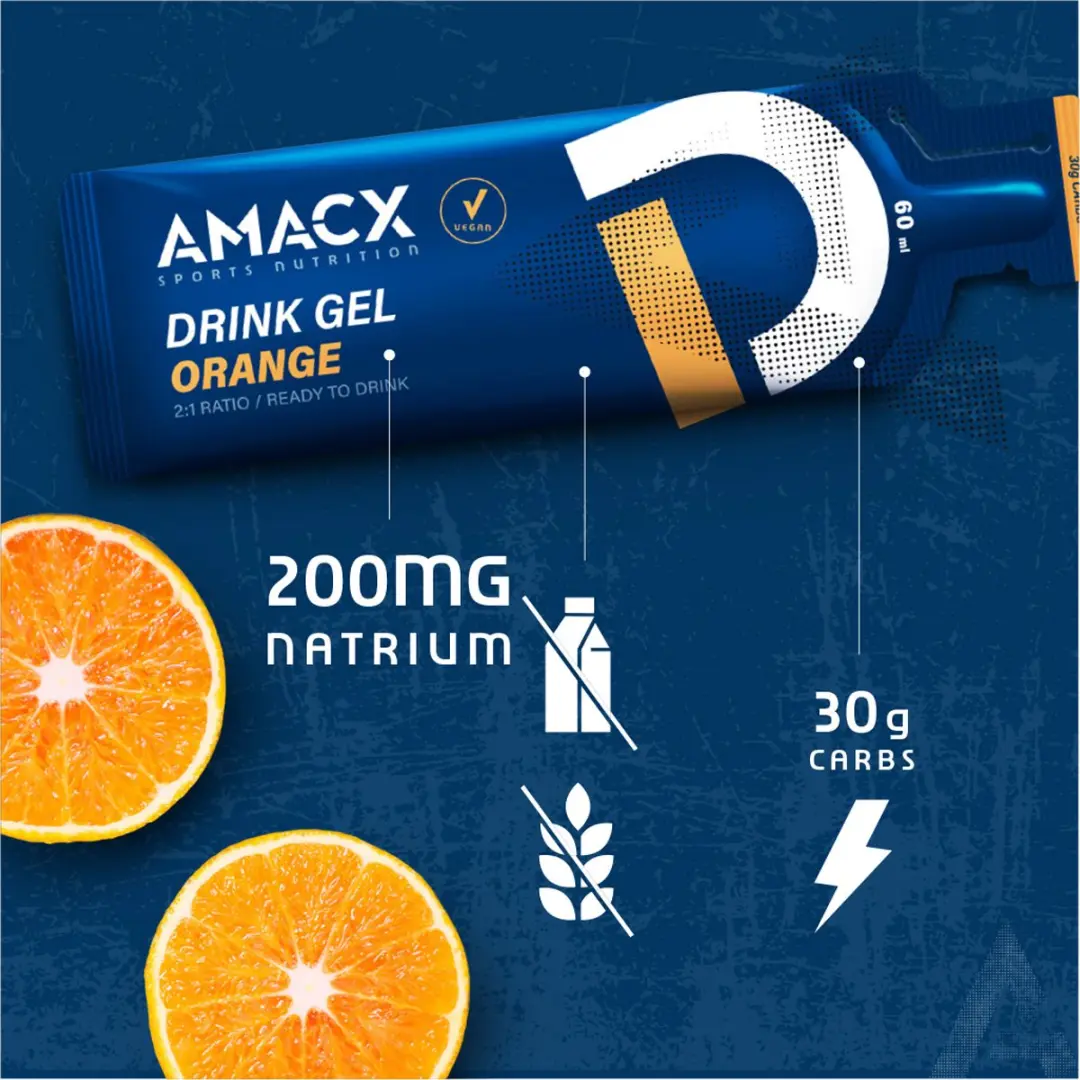 Amacx Drink Gel Orange 60ml - 12 Stuks - afbeelding 3 van 6