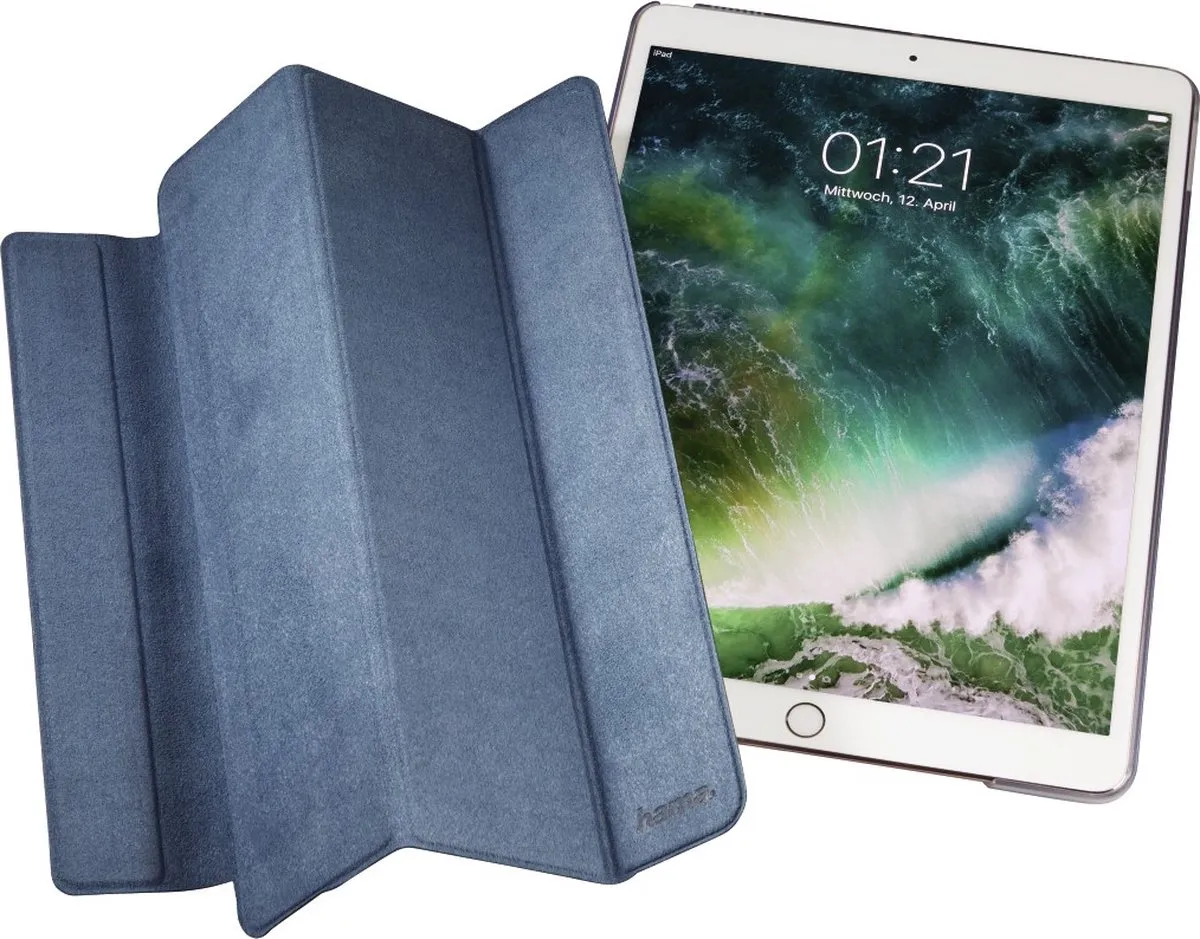 Hama Suede Tablethoes - Apple iPad Pro 10.5" 2017 - Lichtblauw