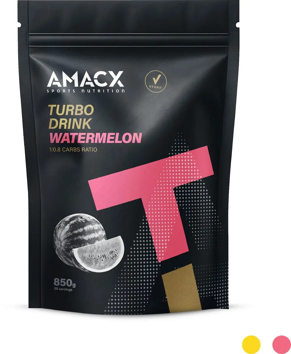 Amacx Turbo Drink Isotone Sportdrank Watermeloen 850g