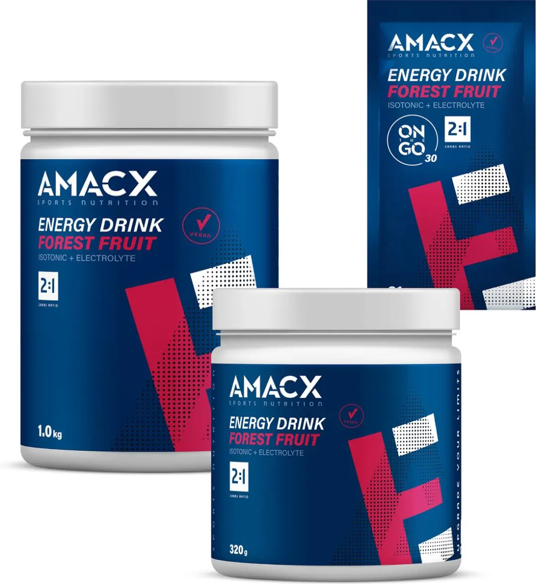 Amacx Energy Drink On The Go Bosvruchten 12 Stuks - afbeelding 2 van 6