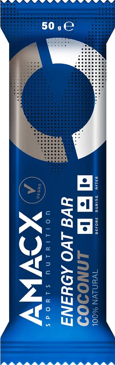 Amacx Energy Oat Bar Kokosnoot 12 Stuks - afbeelding 2 van 6
