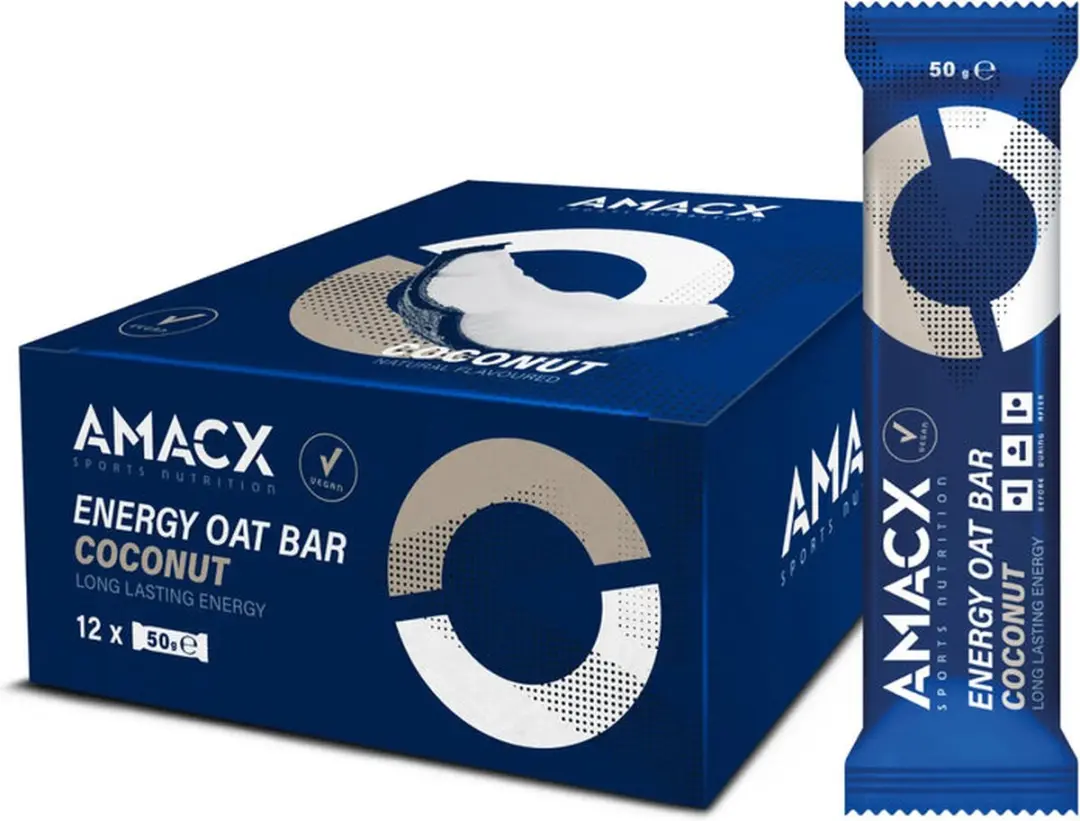 Amacx Energy Oat Bar Kokosnoot 12 Stuks