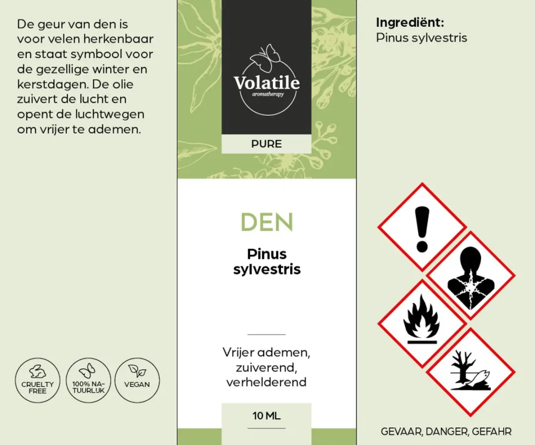 Volatile Den Pinus Sylvestrus Etherische Olie 10ml - afbeelding 3 van 6