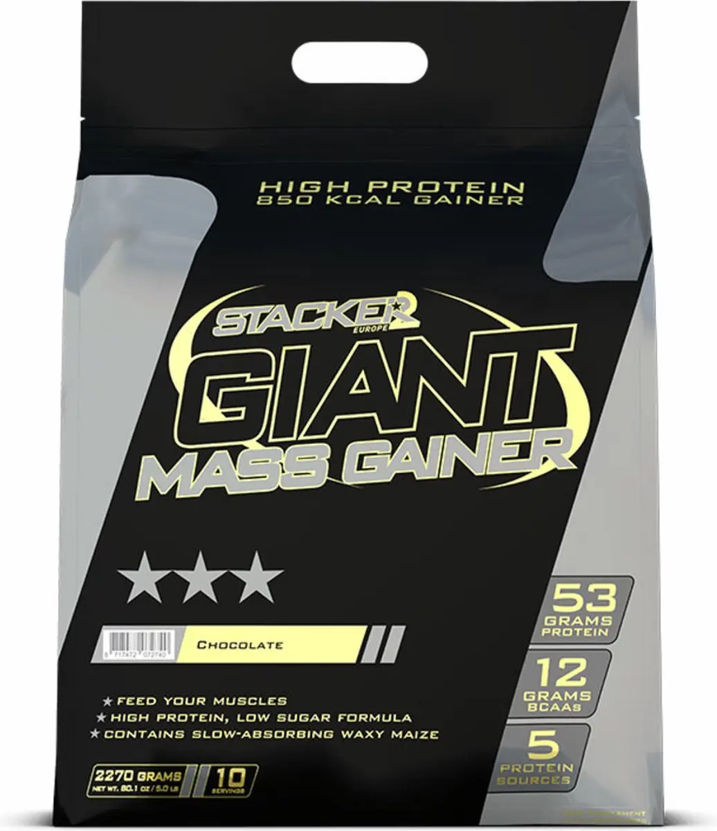 Stacker Giant Mass Gainer 2270g Chocolade