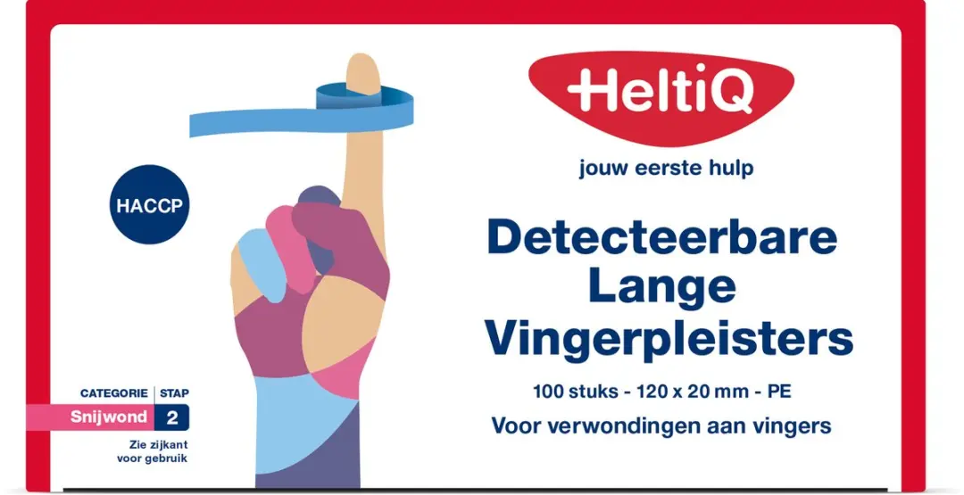 Heltiq Detecteerbare vingerpleister 120x20mm