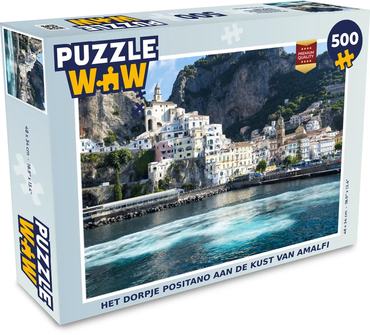 PuzzleWow Positano Legpuzzel 500 Stuks