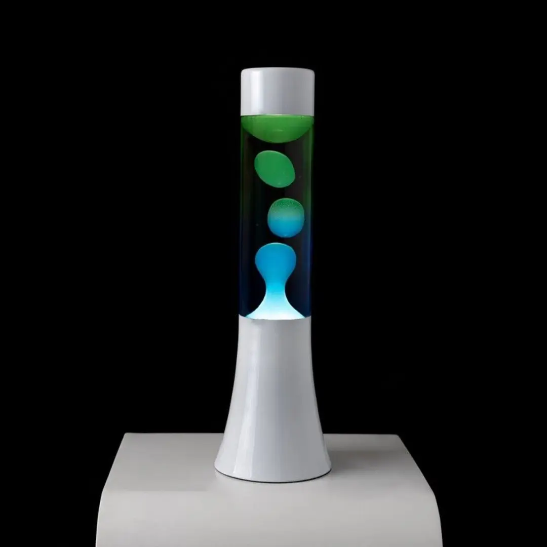 Fisura Design Lavalamp met Blauwe & Groene Lava