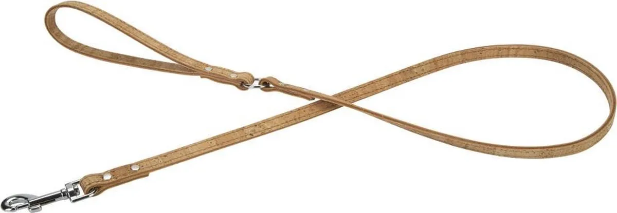 Beeztees Leren Looplijn Cork Naturel 110cm x 12mm