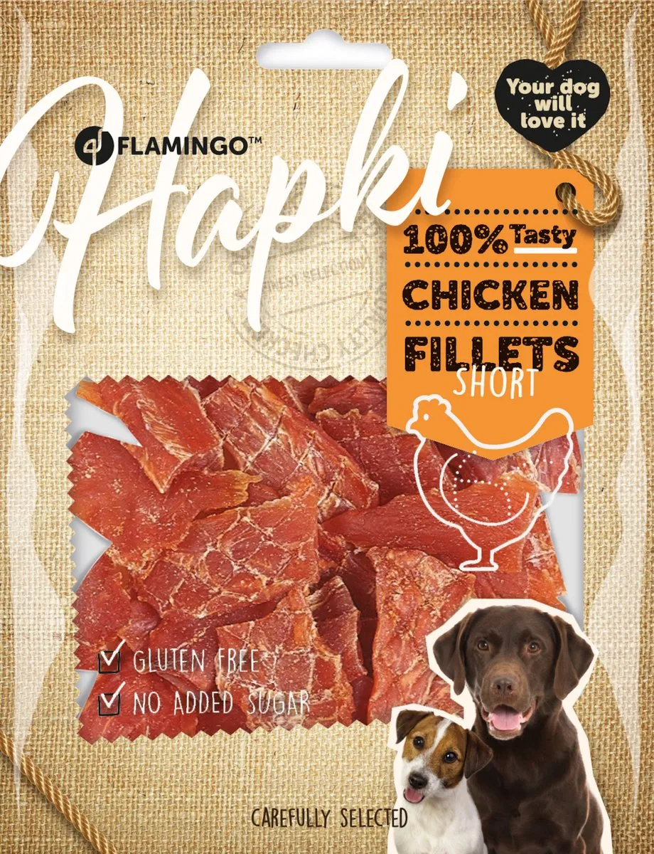 Flamingo Hondensnacks Kip Strips 170g