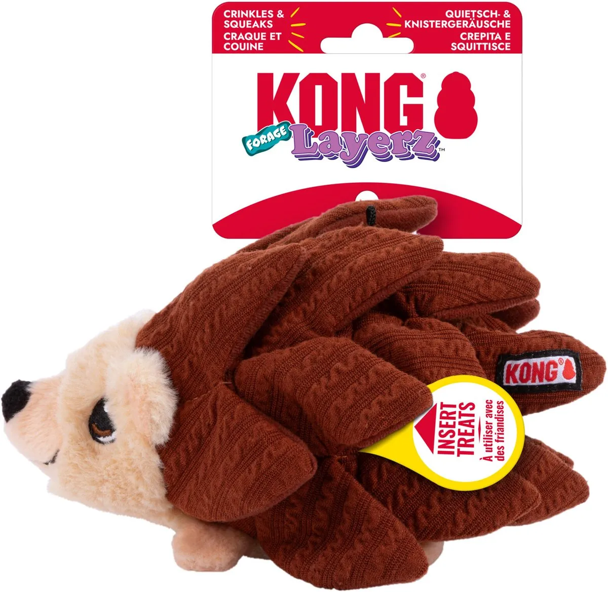 KONG Layerz Forage Egel - S Bruin