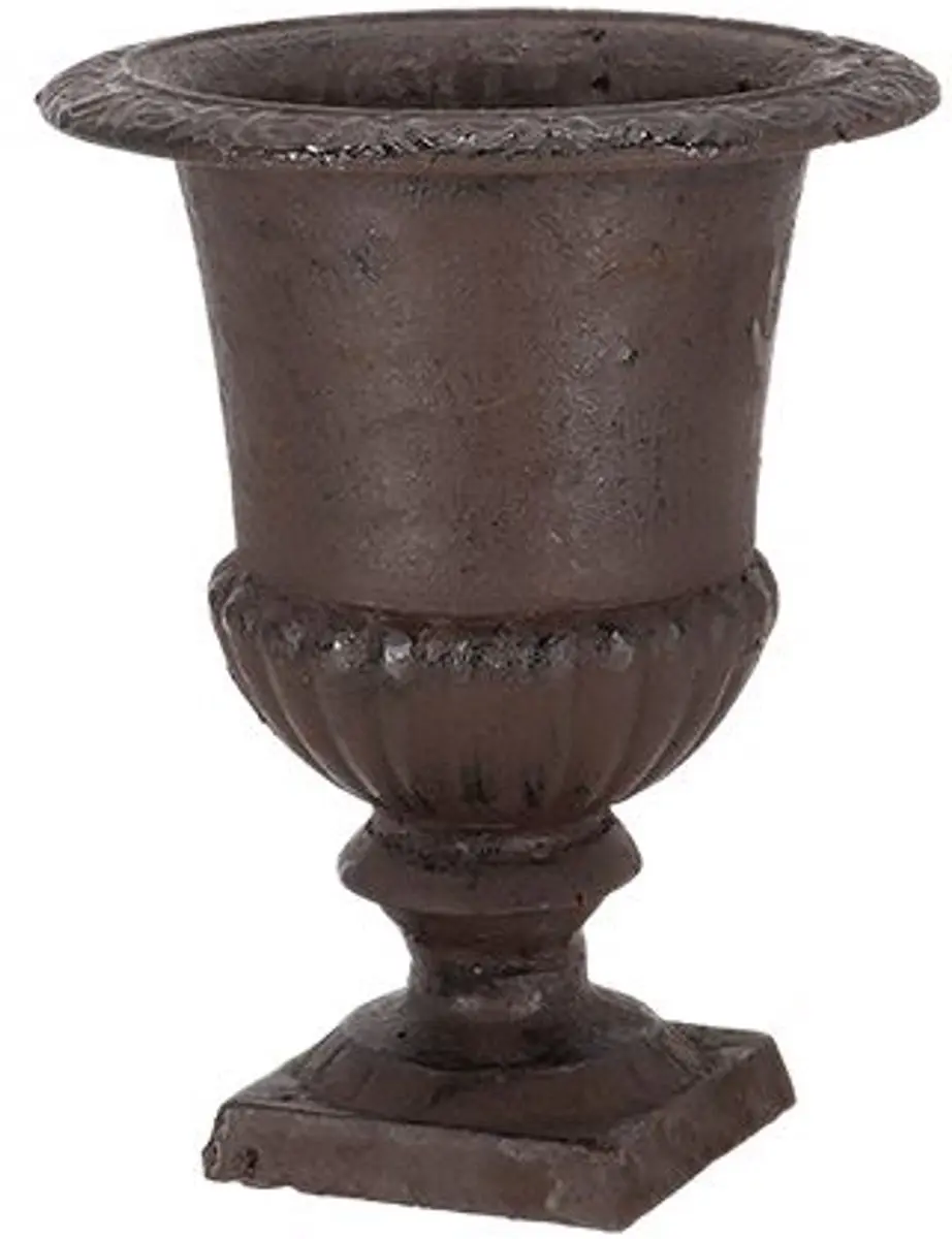 Esschert Design Franse hoge vaas 22 cm Antiek roestbruin - afbeelding 2 van 6