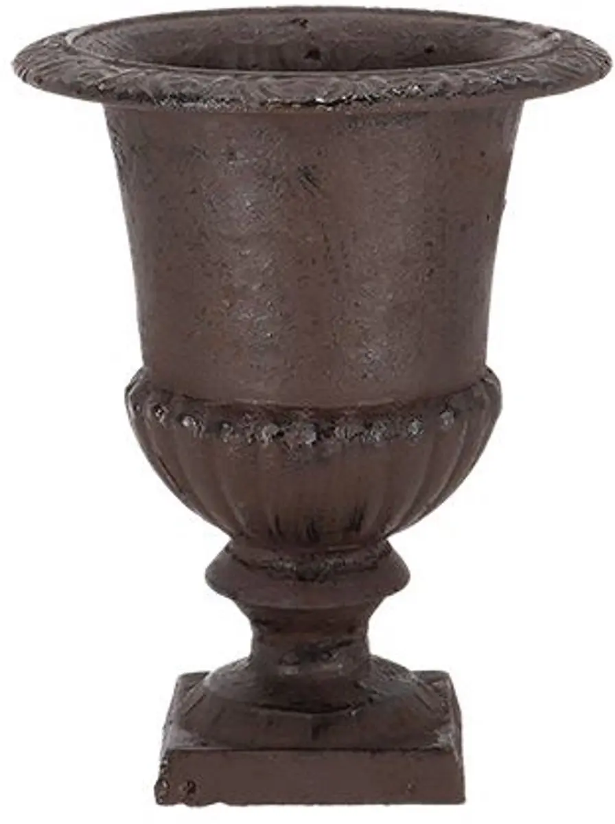 Esschert Design Franse hoge vaas 22 cm Antiek roestbruin - afbeelding 5 van 6