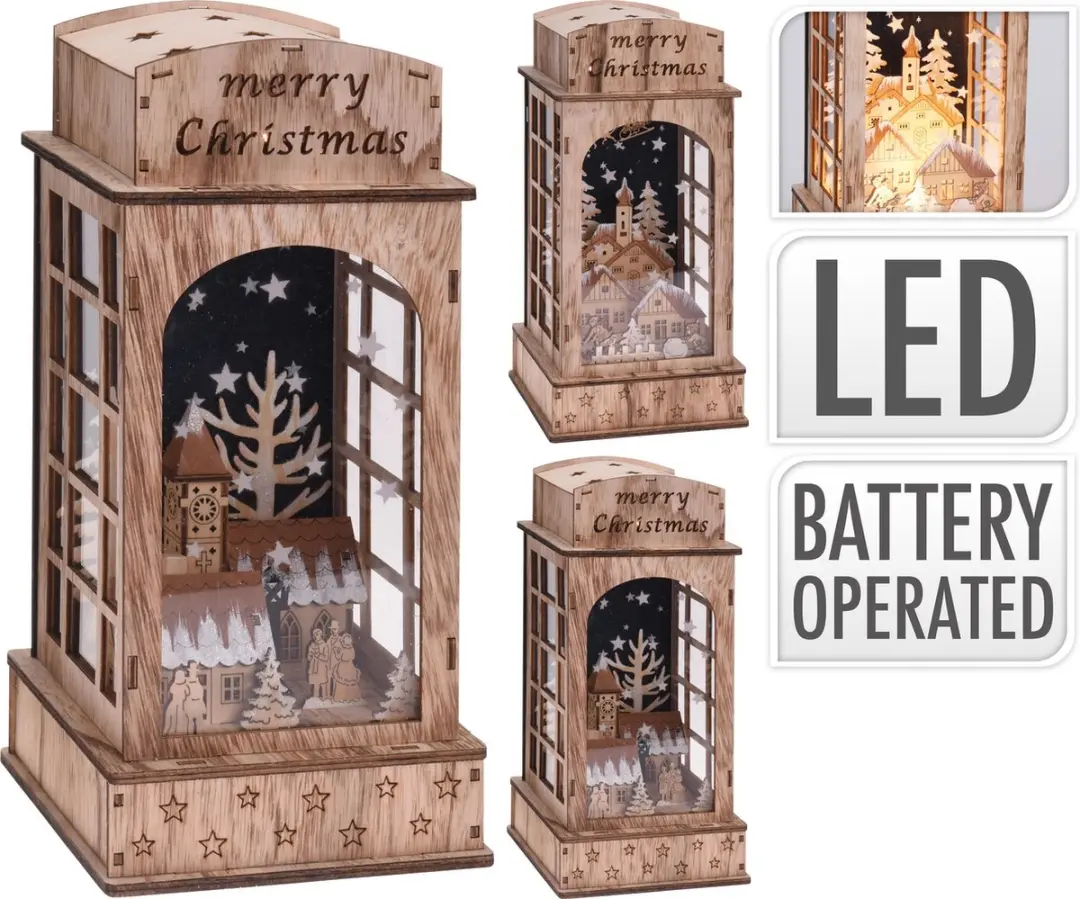 Kerstdecoratie met licht