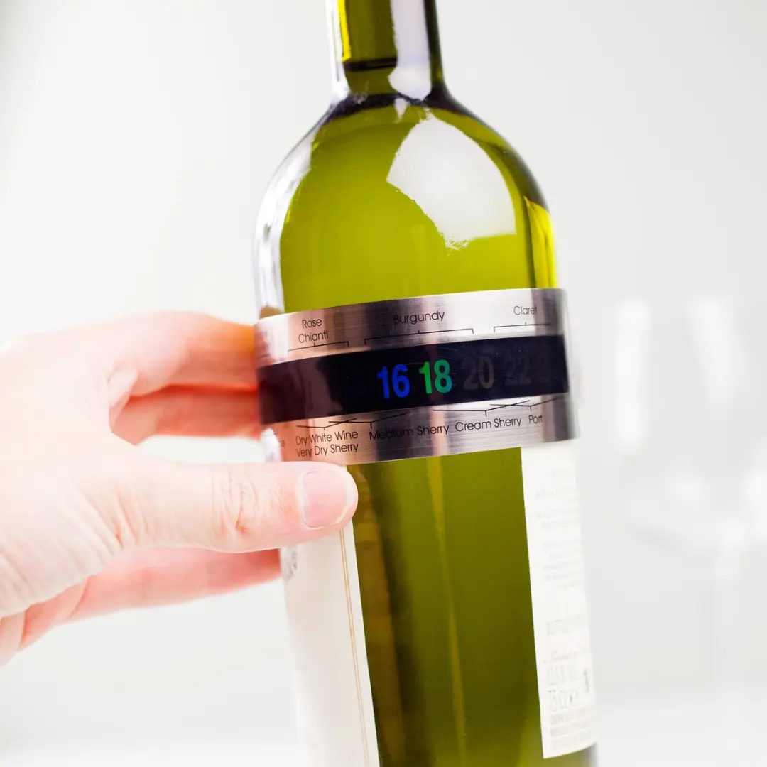 Kikkerland Wijnthermometer BA03-EU - Zwart - afbeelding 5 van 6