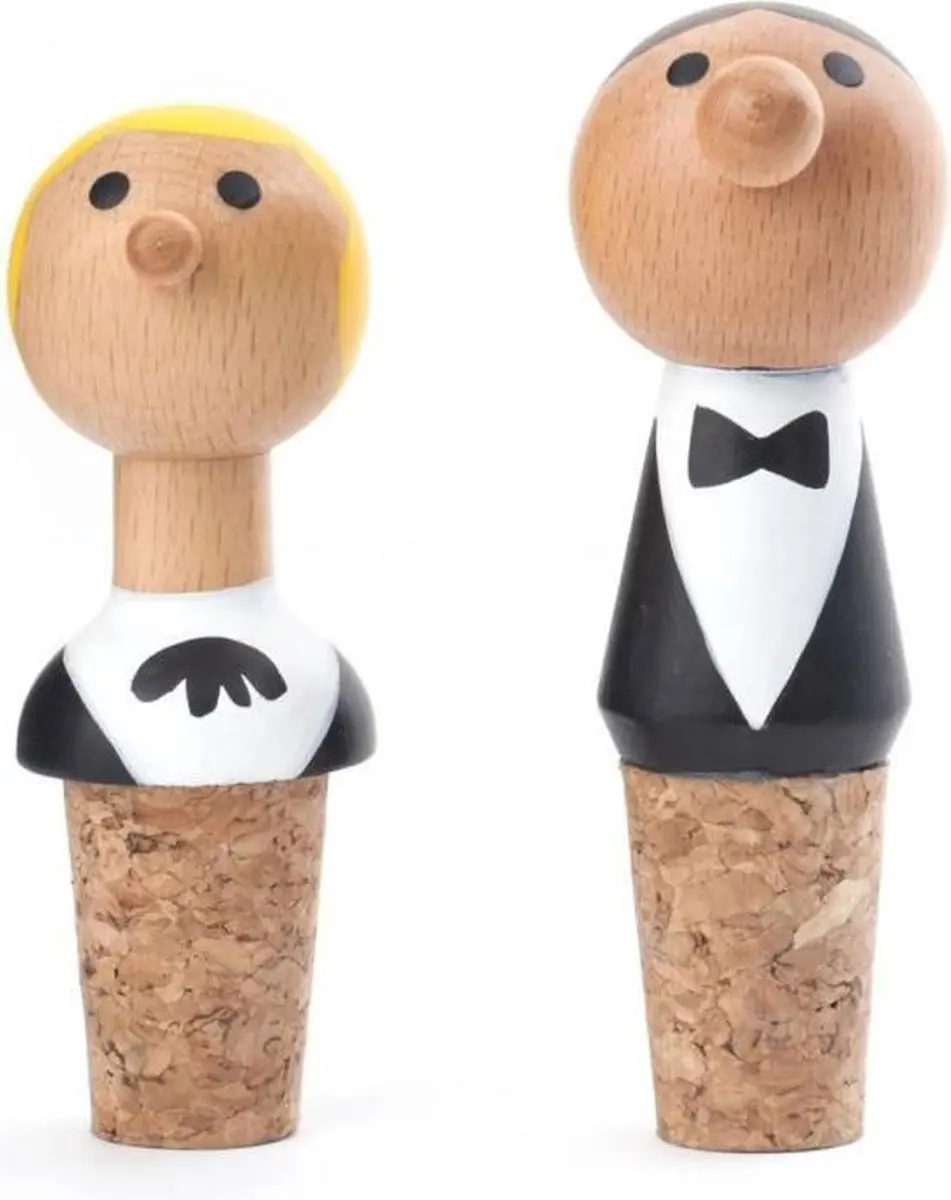 Kikkerland Butler Flessenstoppers