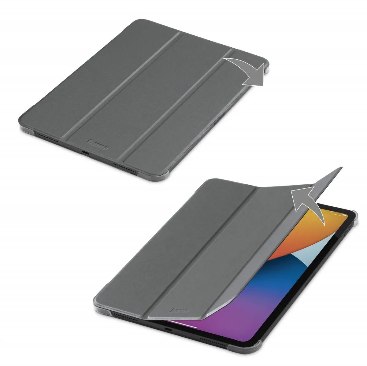 Hama Tablethoes Fold Clear 00216461 - iPad Pro 11" Grijs