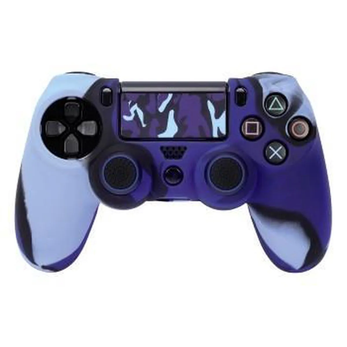 Hama PS4 Controller Accessoireset Camouflage - Blauw - afbeelding 6 van 6