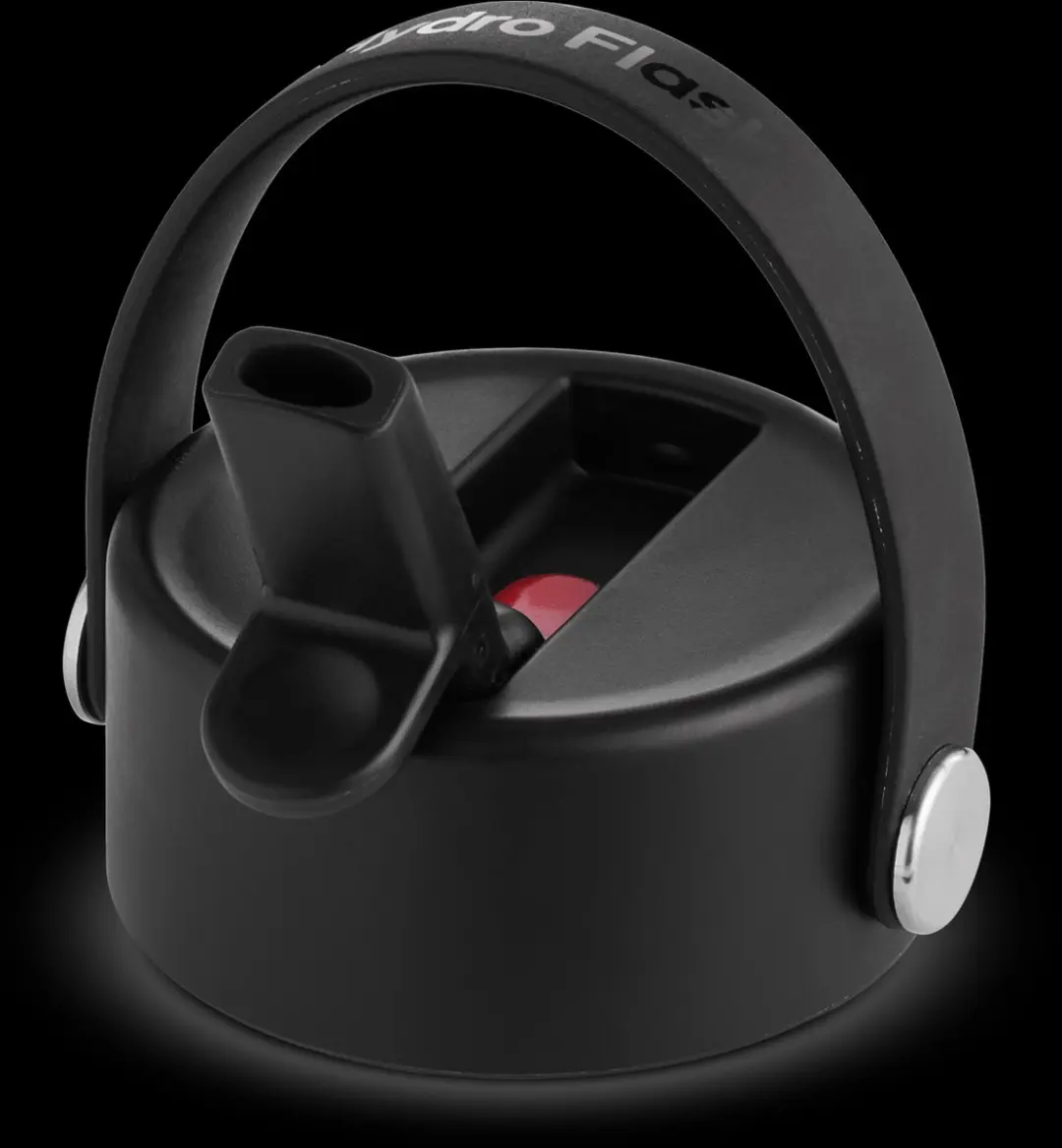 Hydro Flask Wide Flex Straw Cap - Zwart - afbeelding 2 van 5