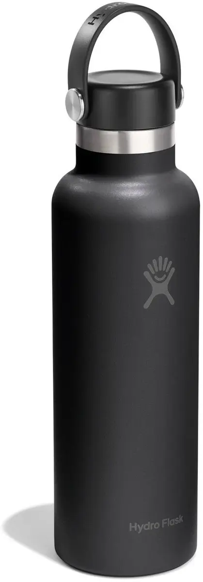Hydro Flask Standard Mouth 621ml - Zwart - afbeelding 2 van 3