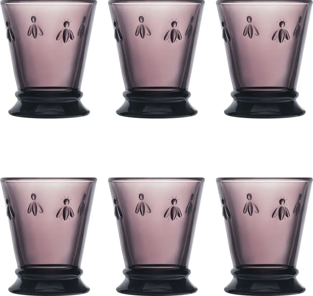 La Rochère Bee Waterglas 26cl - Paars - afbeelding 2 van 3