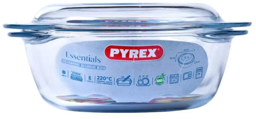 Pyrex Essentials Ovenschaal met deksel 1,6L - afbeelding 3 van 6