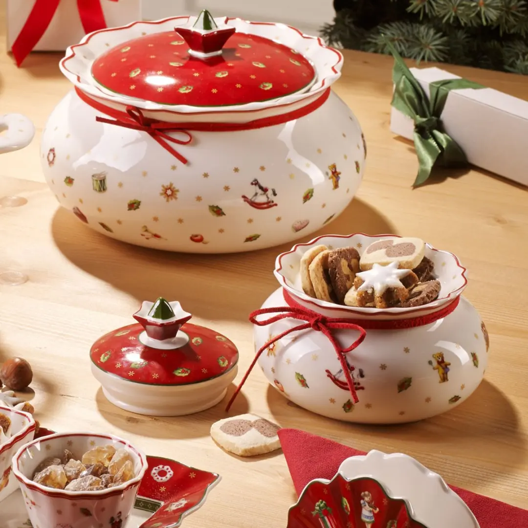 Villeroy & Boch Toy's Delight Pot 10 cm - Wit/Rood - afbeelding 6 van 6