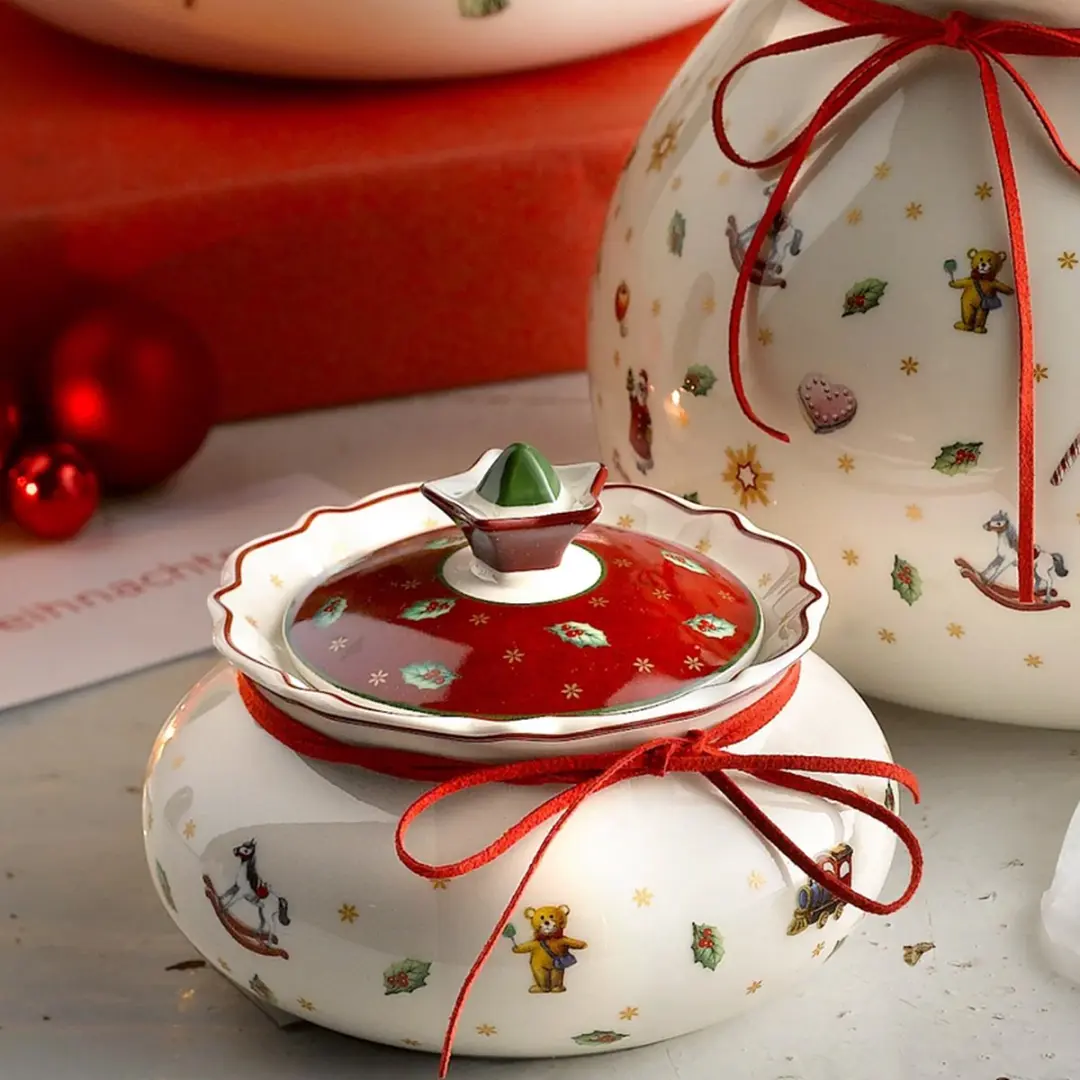 Villeroy & Boch Toy's Delight Pot 10 cm - Wit/Rood - afbeelding 2 van 6