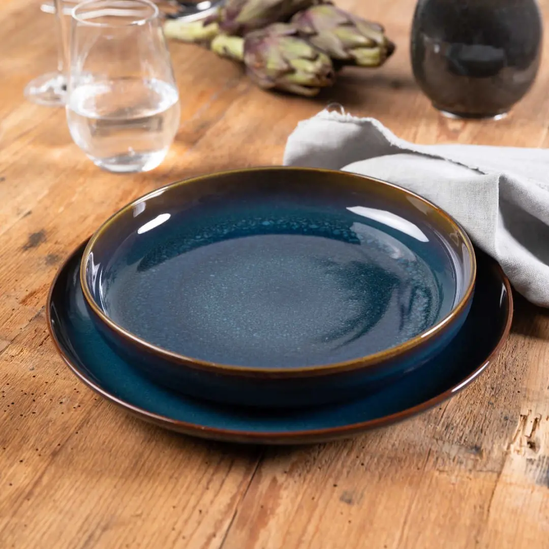 Like. by Villeroy & Boch Crafted Denim Diep Bord 22cm - Blauw - afbeelding 4 van 6