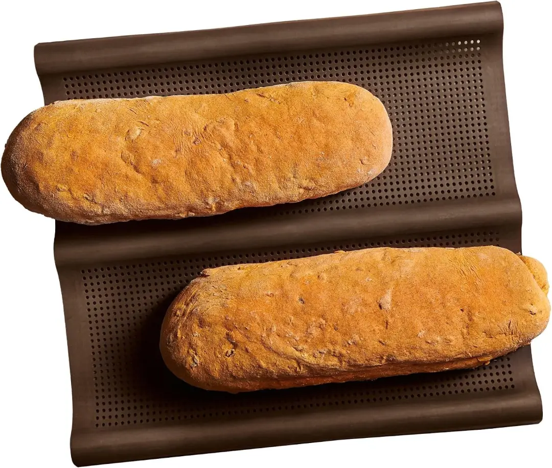 Lurch FlexiForm Ciabatta Bakmat voor 2 Knapperige Ciabatta's