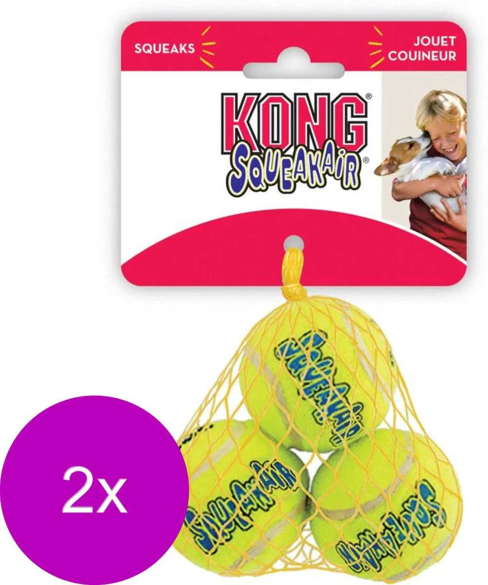 KONG Air Tennisbal XS - 6 Stuks