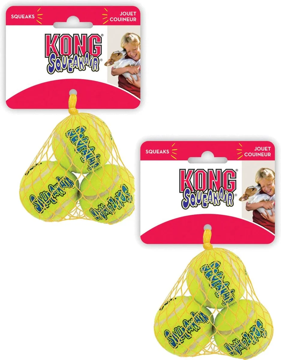 KONG Air Tennisbal XS - 6 Stuks