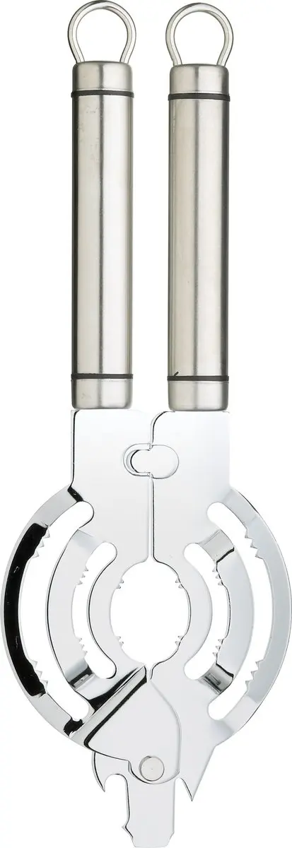 KitchenCraft Professionele Potten- en Flessenopener met Ringentrekker