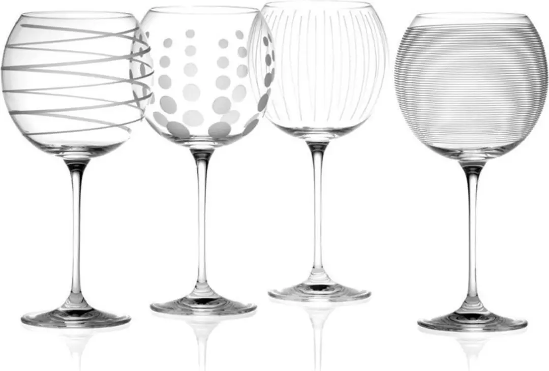 Set van 4 Ballon Glazen, 0.75 L