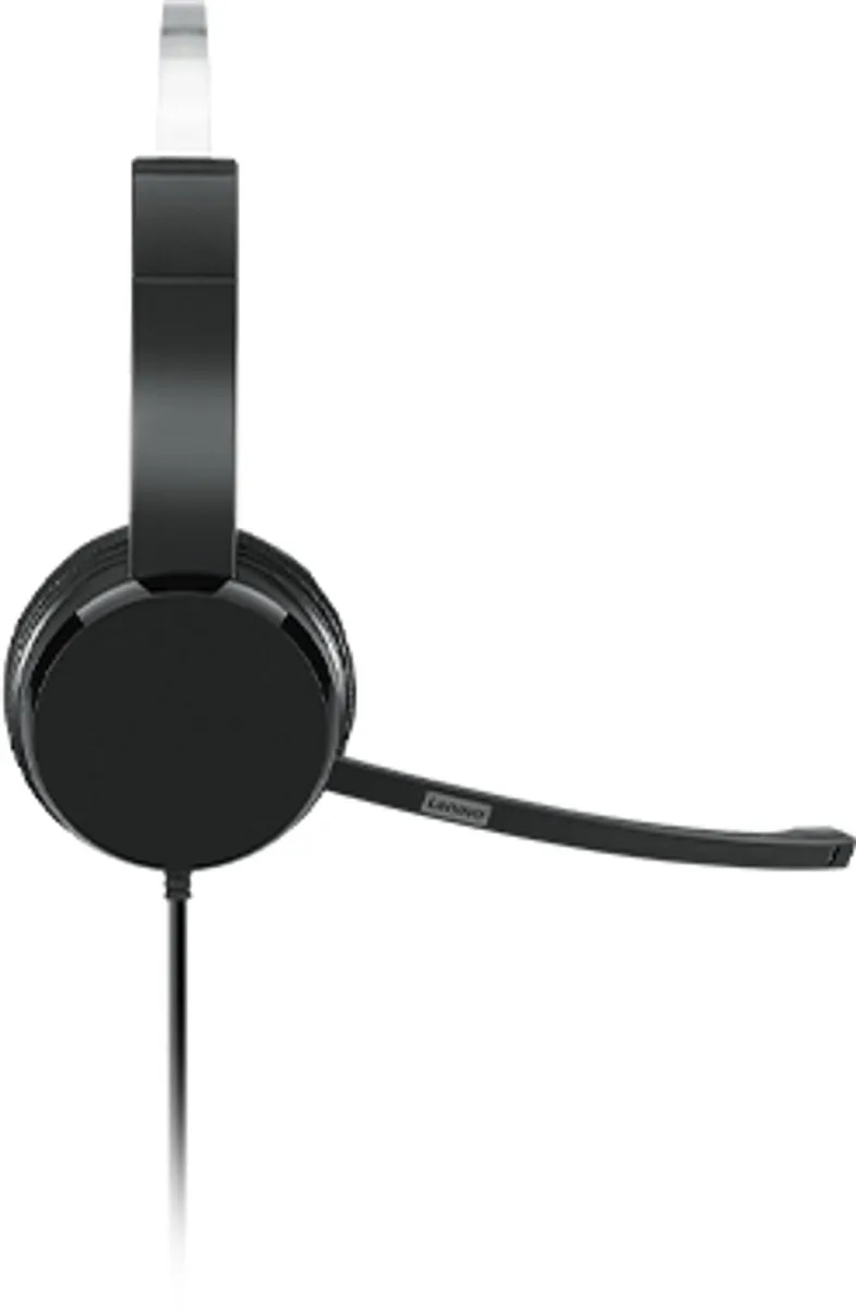 Lenovo 4XD1B61617 Hoofdtelefoon met microfoon - Zwart