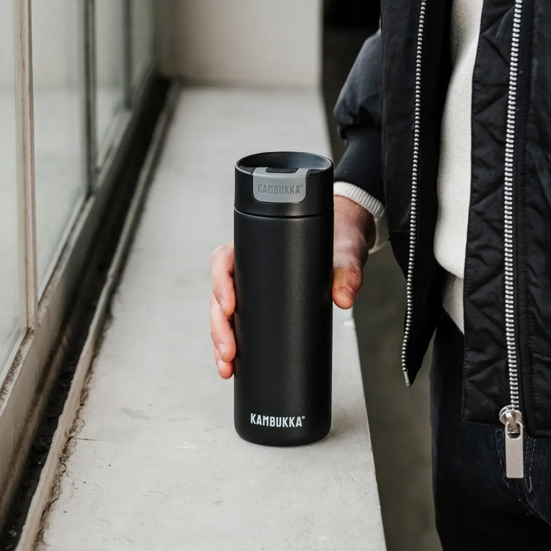 Kambukka Olympus Thermosbeker 500ml Matte Black - afbeelding 6 van 6