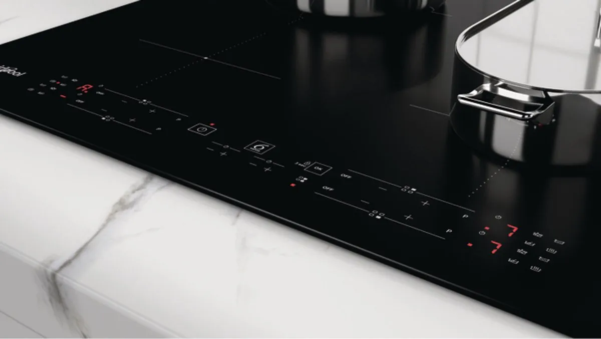 Whirlpool WB B8360 NE Inbouwinductiekookplaat 4 Zones - 59cm Zwart - afbeelding 6 van 6